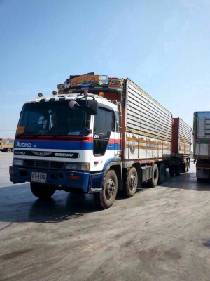 ขายสิบล้อHino profia แม่ 12 ล้อ ลูก 3 คานแท้ เครื่อง P11 320 แรงม้า ยางใหม่ 24 เส้น