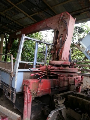 รถอีซูซุ  6  ล้อ ติดเครน 3 ตัน.  110 แรงม้า.  ( รถประกอบ )  สนใจติดต่อ 081 - 6079515