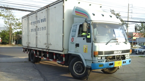 รถตู้แห้งสิบบานมือสอง,Isuzu,ยาว7.20 เมตร