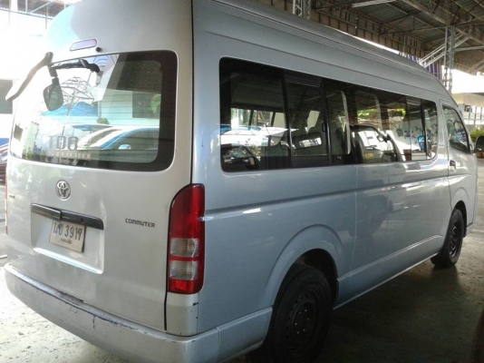 ขายรถตู้ โตโยต้า COMMUTER ปี50 สภาพเดิม เครื่องดี แอร์เย็น ก.ไฟฟ้า เอกสารเล่มทะเบียนพร้อมโอน