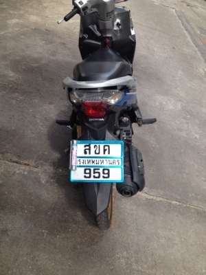 honda click 110i ปี53 กท959 น้ำเงินดำ เครื่องเดิม 18500