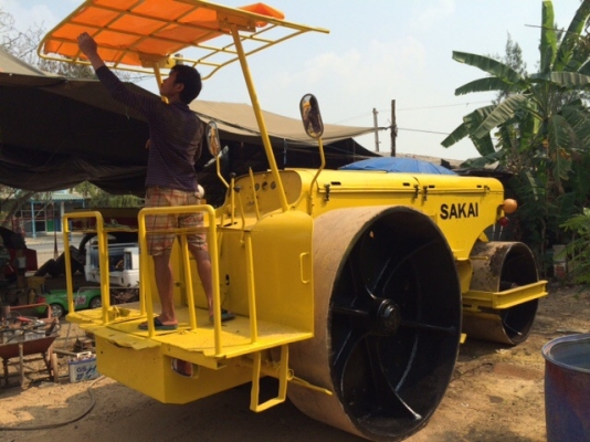 ขายด่วนรถบด3ล้อเหล็ก SAKAI KD7610 ตรวจเช็คพร้อมใช้ทำสี เล่มทะเบียน ขายด่วนรถบด3ล้อเหล็ก SAKAI KD7610 ตรวจเช็คพร้อมใช้ทำสี เล่มทะเบียน