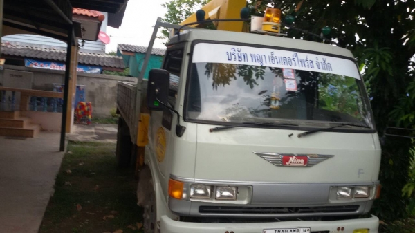 ขายรถ 6 ล้อ HINO FC ติดเครน 3 ตัน กะบะยาว 5 เมตร