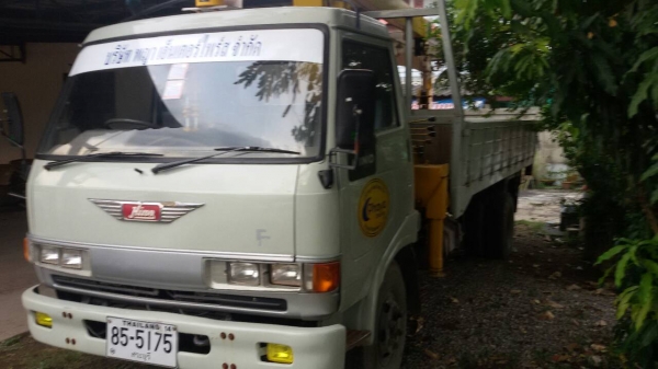 ขายรถ 6 ล้อ HINO FC ติดเครน 3 ตัน กะบะยาว 5 เมตร
