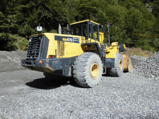 รถตักล้อยาง (อยู่ญี่ปุ่น) WA470-6 #85*** 13967ชม. ปี 2008 สนใจสั่งได้ 098-858-5524 สามภพครับ