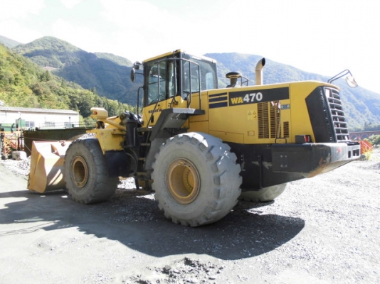 รถตักล้อยาง (อยู่ญี่ปุ่น) WA470-6 #85*** 13967ชม. ปี 2008 สนใจสั่งได้ 098-858-5524 สามภพครับ