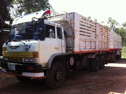 ขายรถพ่วงสิบล้อดัมพ์ HINO sumo 227 วางเครื่อง 260 แรง ลงเล่มแล้ว กระบะดัมพ์แม่ลูก ลูก 2 เพลา