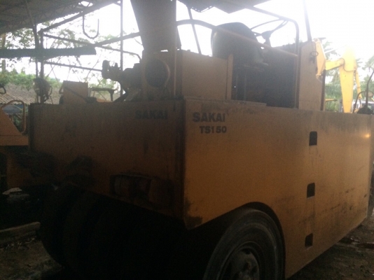 ขายด่วนรถบดล้อยาง9ล้อ SAKAI TS150 สภาพพร้อมใช้งาน เล่มทะเบียน