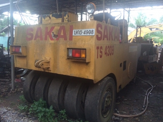 ขายด่วนรถบดล้อยาง9ล้อ SAKAI TS4309 ตรวจเช็คพร้อมใช้ ขายด่วนรถบดล้อยาง9ล้อ SAKAI TS4309 ตรวจเช็คพร้อมใช้