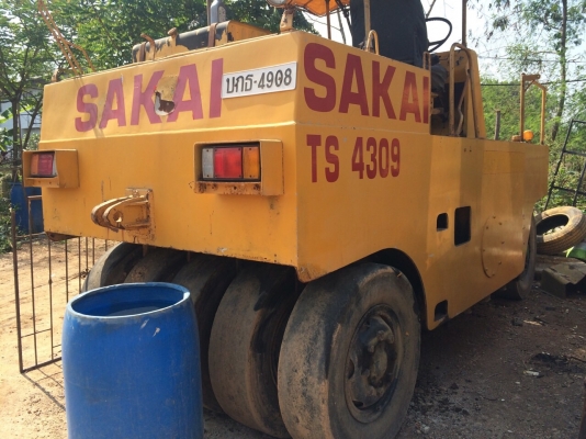 ขายด่วนรถบดล้อยาง9ล้อ SAKAI TS4309 ตรวจเช็คพร้อมใช้ ขายด่วนรถบดล้อยาง9ล้อ SAKAI TS4309 ตรวจเช็คพร้อมใช้