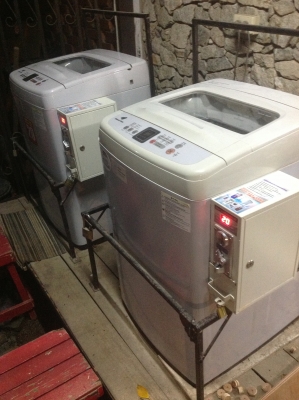 ขายเครื่องซักผ้าหยอดเหรียญ 5 เครื่อง