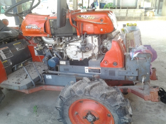 ขายตามสภาพรถไถ14แรงคูโบต้ามีพานมีดันหน้ามีเทเลอร์