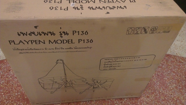 ขายเพลเพน playpen เตียงเด็กนอน พร้อมมุ้ง ยังขายอยู่จ้า