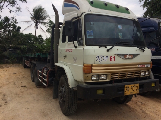 ฮีโน่221เครื่อEP100พร้อมหางพื้นสองเพลาพนัสพร้อมใช้ครับ