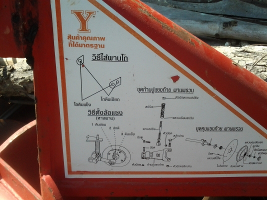 ขายตามสภาพพาน6LCSใบ22นิ้วสภาพใบเต็ม