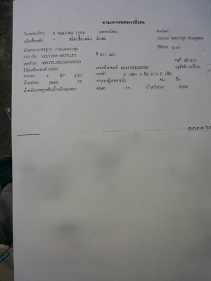 รถฮีโน่ 6 ล้อ ( ไม่ดั้ม )  150 แรงม้า. ปี 56  สนใจติดต่อ 081 - 6079515