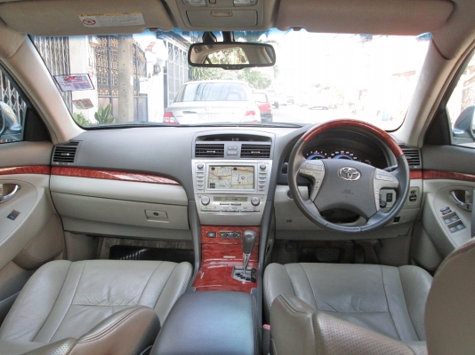 Toyota, camry 2.4 vสีเทา เกียร์ออโต้ ติดแก๊ส lpg -07