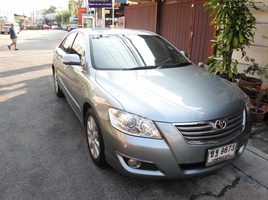 Toyota, camry 2.4 vสีเทา เกียร์ออโต้ ติดแก๊ส lpg -07