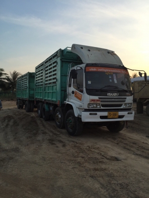 รถพ่วง 12 ล้อ แม่ลูก ISUZU  DECA. FXZ 270 ไม่ดั้ม ปี 51 เครื่องเกียร์ ดี. ขาย 1,580,000