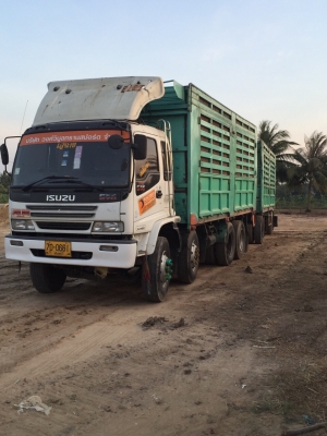 รถพ่วง 12 ล้อ แม่ลูก ISUZU  DECA. FXZ 270 ไม่ดั้ม ปี 51 เครื่องเกียร์ ดี. ขาย 1,580,000