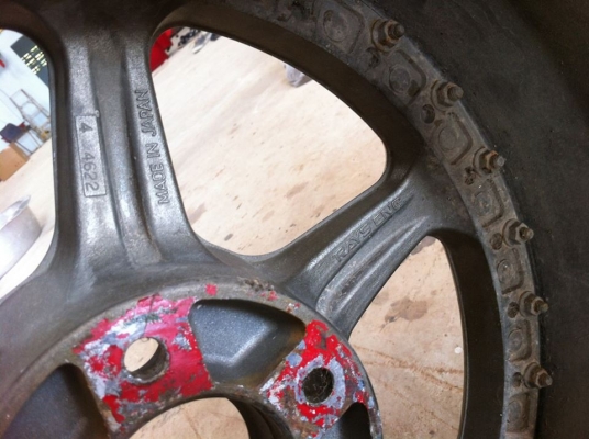 ล้อ2 ชิ้น ขอบ17" RAYS ENG ( VOLK GTP ) ส่งได้ทั่วไทยคับ