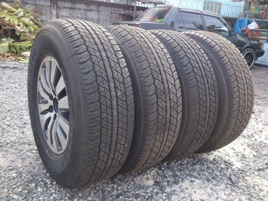 ขายแม็กยางถอดป้ายแดง NISSAN  NAVARA พร้อมยางDUNLOP 255/70R16 ปี13  ใหม่ๆชุดละ12900. มีอยู่ 45 ชุด