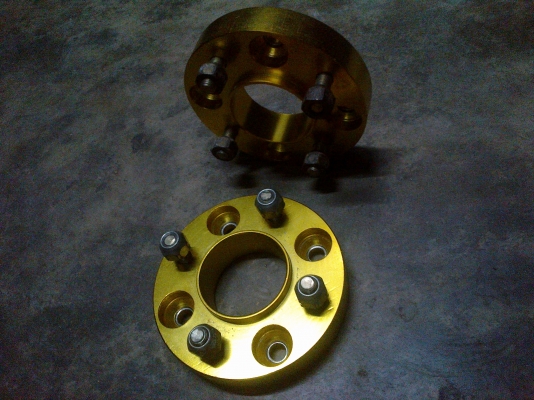 อแด๊ปเตอร์อะลูมิเนียม 4 รู 114.3 ออก 4 รู 114.3 หนา 1 นิ้ว