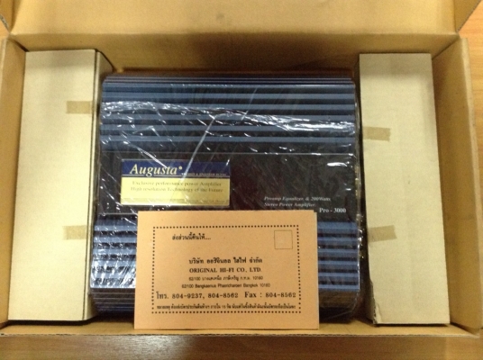 ขายแอมป์ Augusta รุ่น Gold Sries Pro-3000 ของใหม่ ขายแอมป์ Augusta รุ่น Gold Sries Pro-3000 ของใหม่