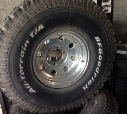 ล้อแม็ก+ยาง 6รู ขอบ15 แท้นำเข้าจากญี่ปุ่น made in usa