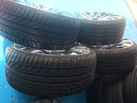 ขายแม็กซ์โครเมี่ยม ขอบ 20 5รู พร้อมยาง ACHILLES 265/30R20