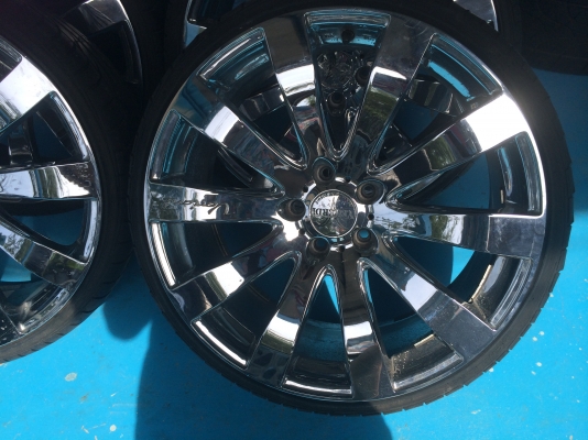 ขายแม็กซ์โครเมี่ยม ขอบ 20 5รู พร้อมยาง ACHILLES 265/30R20