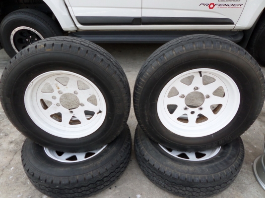 ขายกระทะล้อ คาริเบี้ยน พร้อมยาง 1ชุด ขายกระทะล้อ คาริเบี้ยน พร้อมยาง 1ชุด