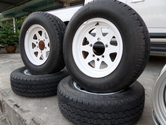 ขายกระทะล้อ คาริเบี้ยน พร้อมยาง 1ชุด