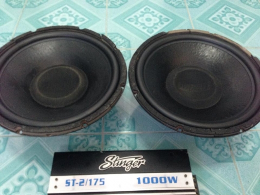 สองอย่าง1900 บาท แอม2ch+12"โครงปั้ม1คู่.ใช้งานปกติเสียงดี สองอย่าง1900 บาท แอม2ch+12"โครงปั้ม1คู่.ใช้งานปกติเสียงดี
