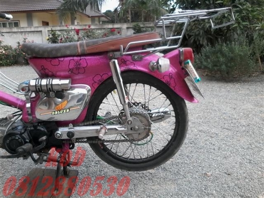 ขาย C70แต่งสวยเล่มทะเบียนโครงเครื่องเวฟพร้อมออกทริป ขาย 12000 บาท