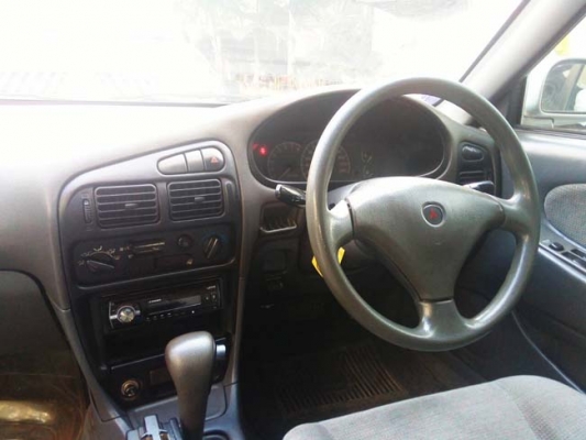 e-car ปี 95 เครื่อง 1,500 เกียร์ออโต้ ติดแก๊ส เครื่องดี เกียร์ดี ช่วงล่างโอเค แอร์หนาวมาก ภายในเรียบร้อย เซ็นทรัลล็อค ล้อแม็กซ์ ขับสบาย ประหยัดสุดๆ สีมีตำหนิกันชนหน้าหลังนิดหน่อย นอกนั้นสวย หลังคาสวยๆ