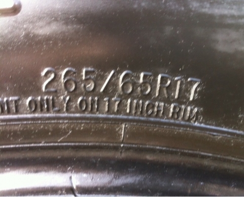 ขายยาง cooper at3 265/65/17 ปี12