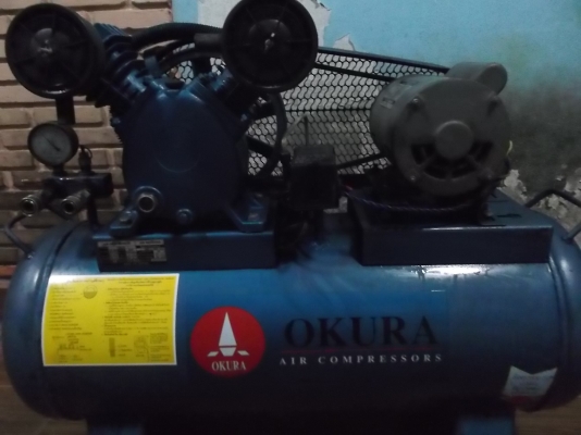 ปั้มลม OKURA 64L ใช้งานได้ปกติ เสียงนิ่มๆเลยใช้งานไม่กี่ครั้ง 6300