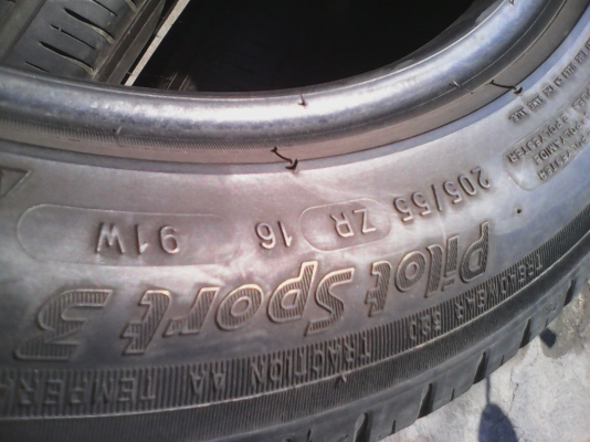 205/55R16 MICHELIN PILOT SPORT3 ปี2012 ชุด 4 เส้น TEL.081-427-3941 205/55R16 MICHELIN PILOT SPORT3 ปี2012 ชุด 4 เส้น TEL.081-427-3941