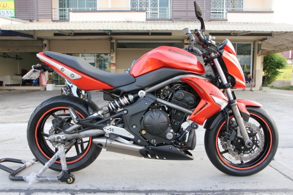ขาย Kawasaki ER 650 ABS รุ่นปี 2010 พร้อมของแต่ง