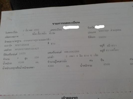 ขายรถบรรทุก6ล้อดั้ม NPR150 ( ด่วนๆเจ้าของลดราคาเหลือ 800,000 )