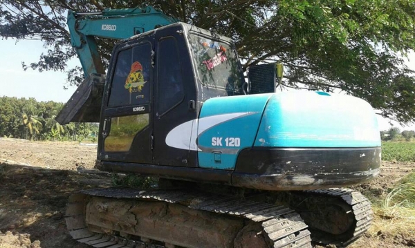 ***ขายแล้วครับขอบคุณ Truck2hand ขายแบคโฮ KOBELCO MARK V(5) Super SK100 เครื่องเดิม ปั้มเดิม ไฟฟ้าครบ แอร์เย็น เครื่องดี แน่นดี แรงดี ปั้มดีแรง ทำงานดี เร็วดี คล่องตัว บูมอาร์มดี ไม่ปะไม่ดาม บุ้งกี๋ไม่ผุ เอวดี แน่นดี ช่วงล่าง70\% แทร็กดี ครบ โซ่ดี เฟรมหนา โ