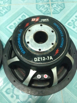 ซับ12&quot; DZ ว้อยคู่โครงหล่อแม่เหล็กสองก้อน โมมาร้านดังสระบุรี เบสแน่นๆแรงๆ ขายคู่ละ 2950 บาท สนใจ0892425454 อยู่สระบุรี