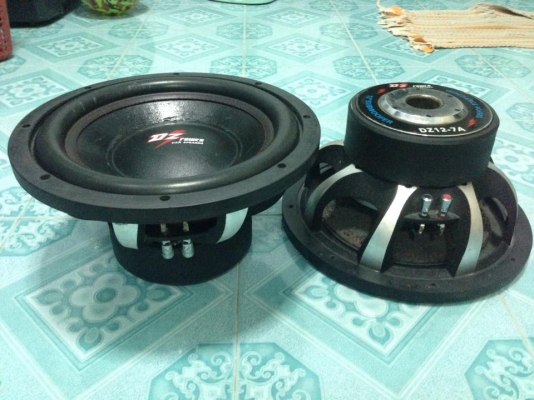 ซับ12&quot; DZ ว้อยคู่โครงหล่อแม่เหล็กสองก้อน โมมาร้านดังสระบุรี เบสแน่นๆแรงๆ ขายคู่ละ 2950 บาท สนใจ0892425454 อยู่สระบุรี