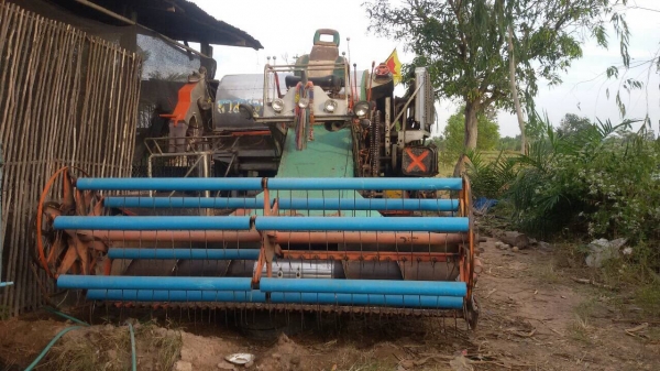 ขายด่วน ((รถเกี่ยวข้าว ไทยเจริญการช่าง รองกระสอบ