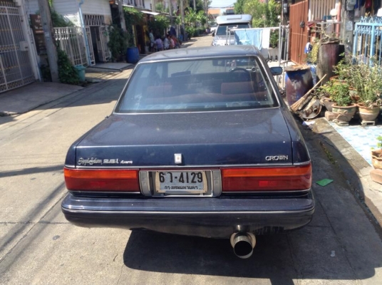 ขายครับ. Toyota. Crown. ปี 92 1j bo. เครื่องสดเพิ่งวาง. ท่อเลสยกเส้น ไฟท้ายตัวนอก โบออฟบิสแท้ ล้อแท้ แยกชิ้น เฟืองท้ายเต็ด แกสหัวฉีด ท่ออินเตอดัดทราย พวงมาลัยซิ่ง ภายในเดิมๆ เบาะโซฟาสวยๆ แอรหนาว พร้อมใช้ วิ่งไกลสบาย ราคานี้ของก็คุ้มแล้ว. 89000 กอล์ฟครับ 0