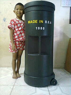 กล่องใส่ของใบใหญ่ มีล้อลาก