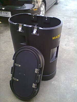 กล่องใส่ของใบใหญ่ มีล้อลาก