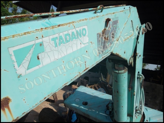 ขายด่วน เครน TADANO 3 ตัน รุ่นใหม่ 8 เหลี่ยม 3 ปอก 2 ชัก พร้อมใช้งาน อุปกรณ์ครบ ราคาสุดคุ้ม
