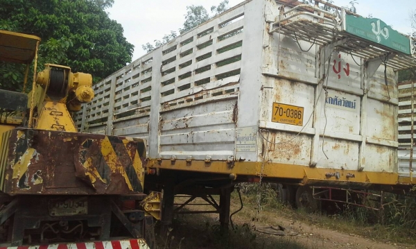 ขายหางพ่วงไม่ดั้ม รุ่งเจริญกับยี้ฮ้อ PANUS มี 8 หางทะเบียนขาด 1 ปียาว10.5 เมตรยางปานกลางคัสชีดีทุกคัน